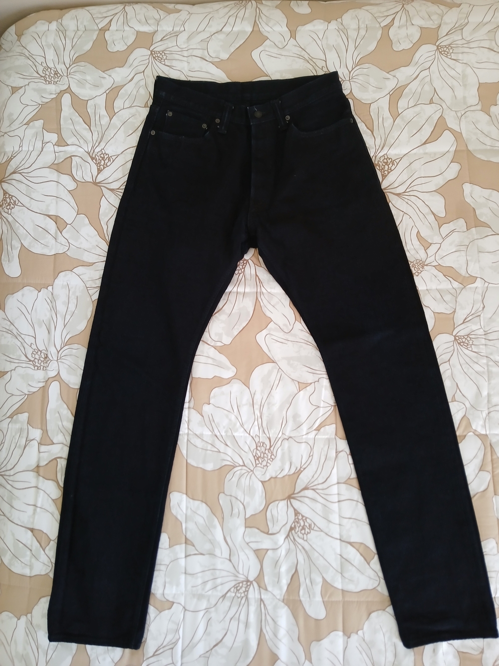 Pure Blue Japan 17oz 019 Double Indigo Slubby Denim Jeans - Picture 8 of 10